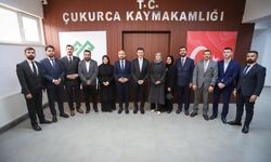 TÜGVA heyetinden Kaymakam Cebeci’ye ziyaret