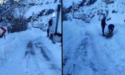 Hakkari Şırnak yolunda onlarca tır mahsur kaldı