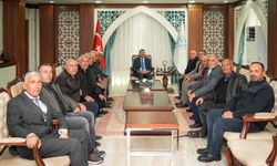 Vali Çelik Suüstü Köyü heyetini kabul etti