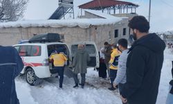 Kapanan köy yolunda zamanla yarış