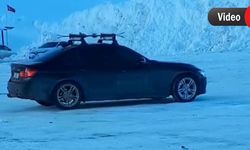 Hakkari’de drift yapan sürücüye 58 bin TL ceza