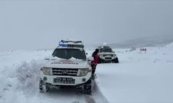 Şırnak’ta hasta paletli araçla kurtarıldı