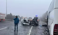 Gaziantep'te 10 araçlı zincirleme kaza: 2 ölü,10 yaralı