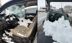 Yüksekova’da üst geçitte kar ihmali: 1 kişi yaralandı