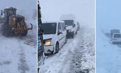 Hakkari'de çığ nedeniyle mahsur kalan araçlar kurtarıldı