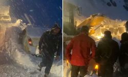Hakkari'de çığ paniği: 3 kişi kurtarıldı
