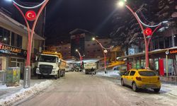 Çukurca Belediyesi'nden karla mücadele çalışması