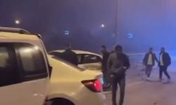 13 Araç zincirleme kazaya karıştı; 7 yaralı