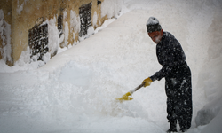 Hakkari'de araçlar ve evler kara gömüldü