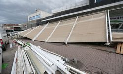 KYK Kız Yurdu’nun çatısı böyle uçtu