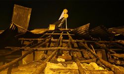 Derecik'te 4 kişinin yaşadığı evde yangın çıktı