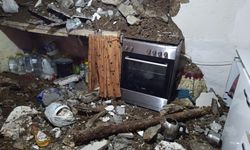 Hakkari’de ev duvarı çöktü: facianın eşiğinden dönüldü