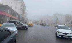 Hakkari’de görüş mesafesi 10 metreye kadar düştü