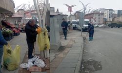 Belediye ekipleri kar sonrası sokakları temizledi