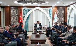 Hakkari  protokolünden Vali Çelik’e veda ziyareti