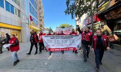 7 aydır maaş alamayan işçiler eylemde