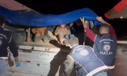 TIR'ın dorsesinde 12 kaçak göçmen yakalandı