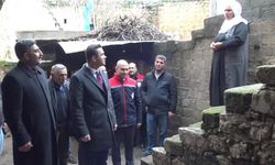 İneği telef olan kadına inek ve buzağı hediye edildi