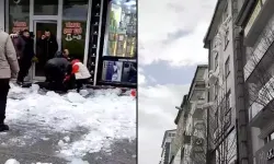 Kar kütlesinin altında kalıp, yaralandı