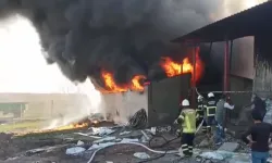 Diyarbakır’da plastik poşet fabrikasında yangın