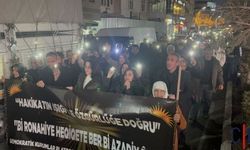 Hakkari'de '15 Şubat' yürüyüşü düzenlenlendi