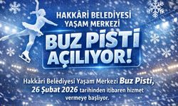 Hakkari’de Buz Pisti heyecanı başlıyor