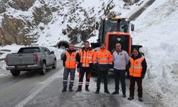 Hakkari'de Karayolları ekipleri 100 çığa müdahale etti