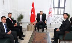 Başkan Tekin Kaymakam Demirci'yi ziyaret etti