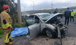 Refüjü aşan araç zincirleme kazaya yol açtı