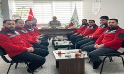 Şemdinli Arama Kurtarma ekibinden Başkan Erkaya'ya ziyaret