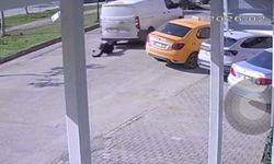 Yolda telefona bakan yayaya kamyonet çarptı