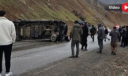 Hakkari’de trafik kazası: Yaralılar var