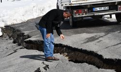 Durankayalılar çöken yol için çözüm bekliyor