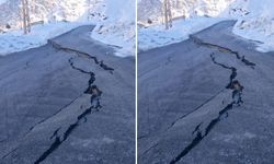 Durankaya’da çöken yolda çalışma başlatıldı