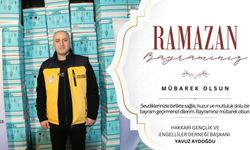 Yavuz Aydoğdu’dan Ramazan Bayramı Mesajı