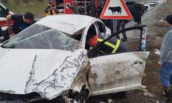 Otomobil devrildi: 1 ölü, 2 yaralı