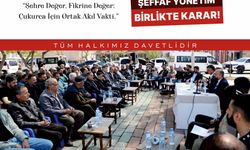 Çukurca’da 2 yılın hesabı halkla paylaşılacak