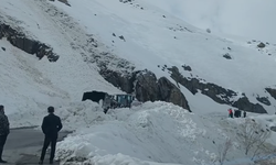 Merga Bütan Kayak Merkezi yoluna çığ düştü