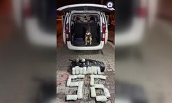 9 kilo 700 gram esrar ele geçirildi