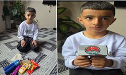 Derecikli çocuklardan askerlere anlamlı ziyaret