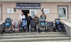 Hakkari Bedensel Engelliler Derneği’nden sandalye desteği