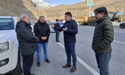 Müdür Yılmaz direksiyon sınav alanında incelemelerde bulundu