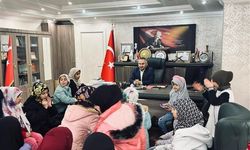 Kur’an Kursu öğrencilerinden Müftü Okuş’a ziyareret