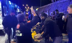 Kontrolden çıkan otomobil alt yola savruldu