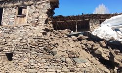 Van'da çöken duvarın altında 50 kuzu kaldı