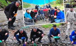 Türkiye'nin dört bir yanından gelip altın arıyorlar