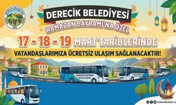 Derecik'te toplu taşıma üç gün ücretsiz olacak