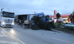 4 araca çarpıp elektrik direğini devirdi: 6 yaralı