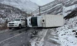 Hakkari’de trafik kazası: 1 yaralı