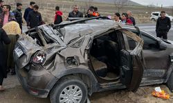 Konya'da otomobil takla attı: 1 ölü, 1 yaralı